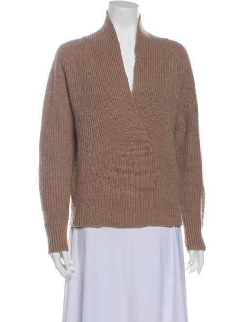 Crippen Merino Wool V-Neck Sweater Wool