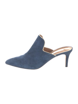 Veronica Beard Suede Mules