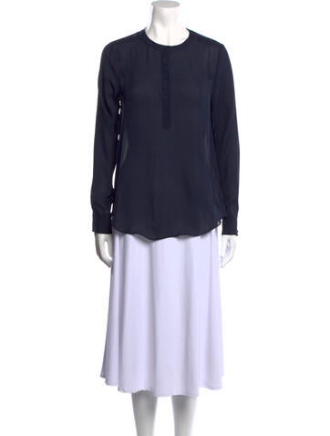 Veronica Beard Tops Silk Crew Neck Tunic US 4 | S