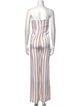 Veronica Beard Striped Strapless Jumpsuit