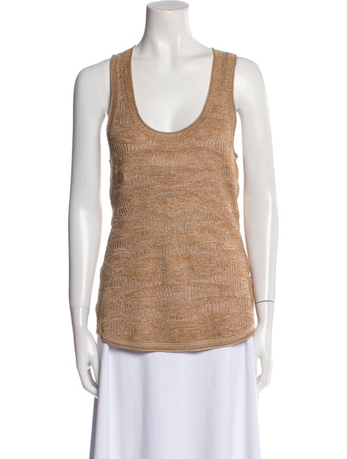 Veronica Beard Scoop Neck Sleeveless Top