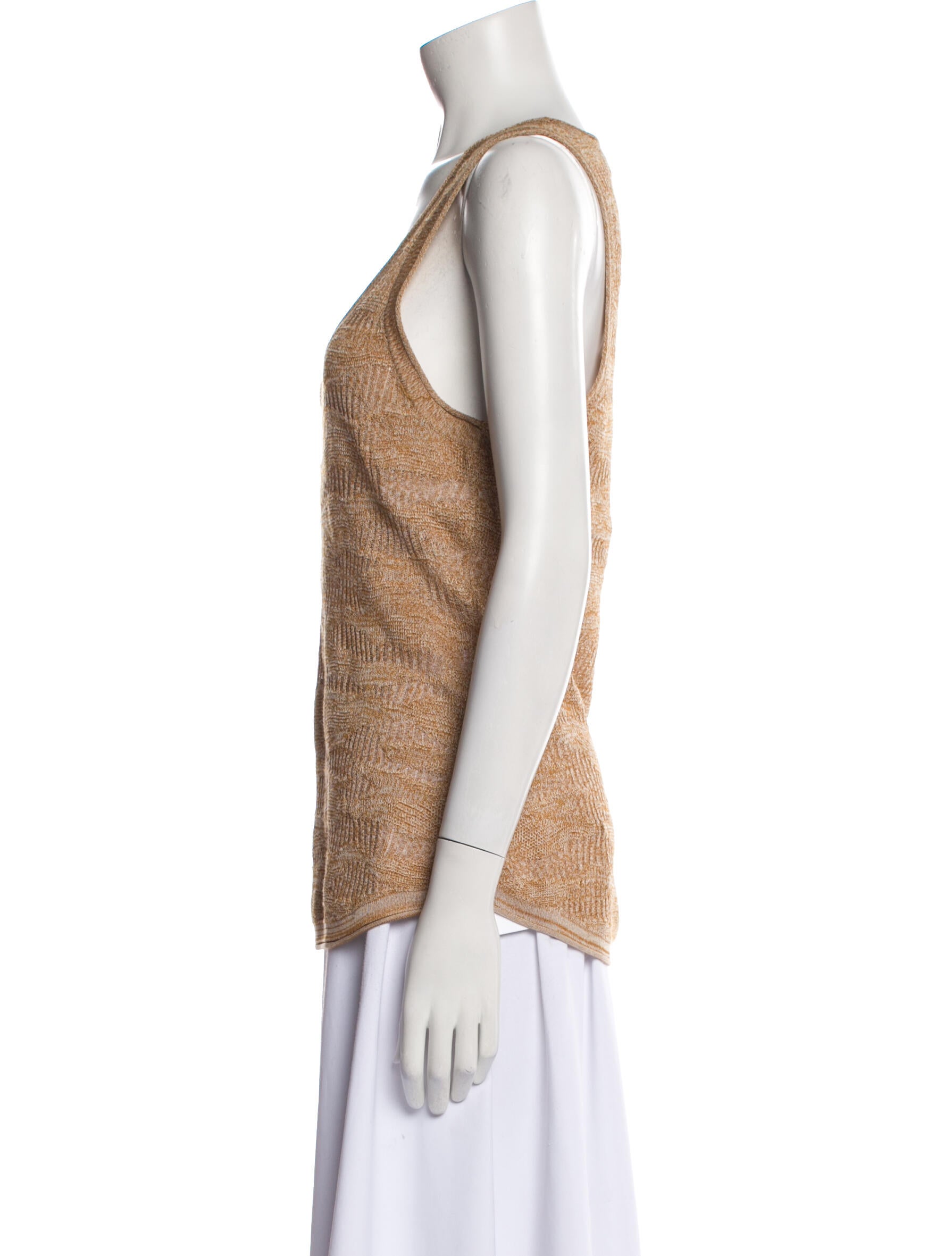 Veronica Beard Scoop Neck Sleeveless Top