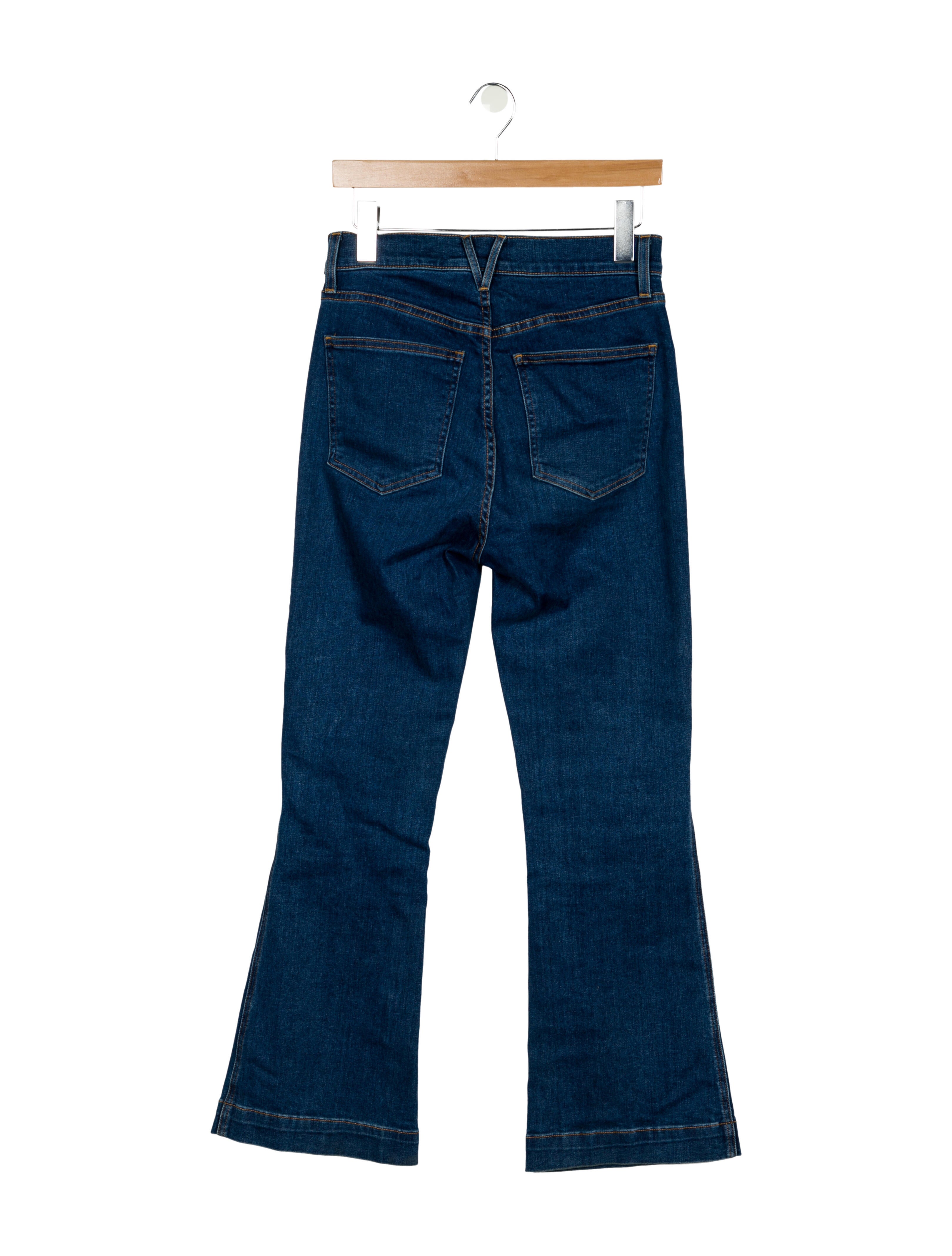 Veronica Beard High-Rise Wide Leg Jeans