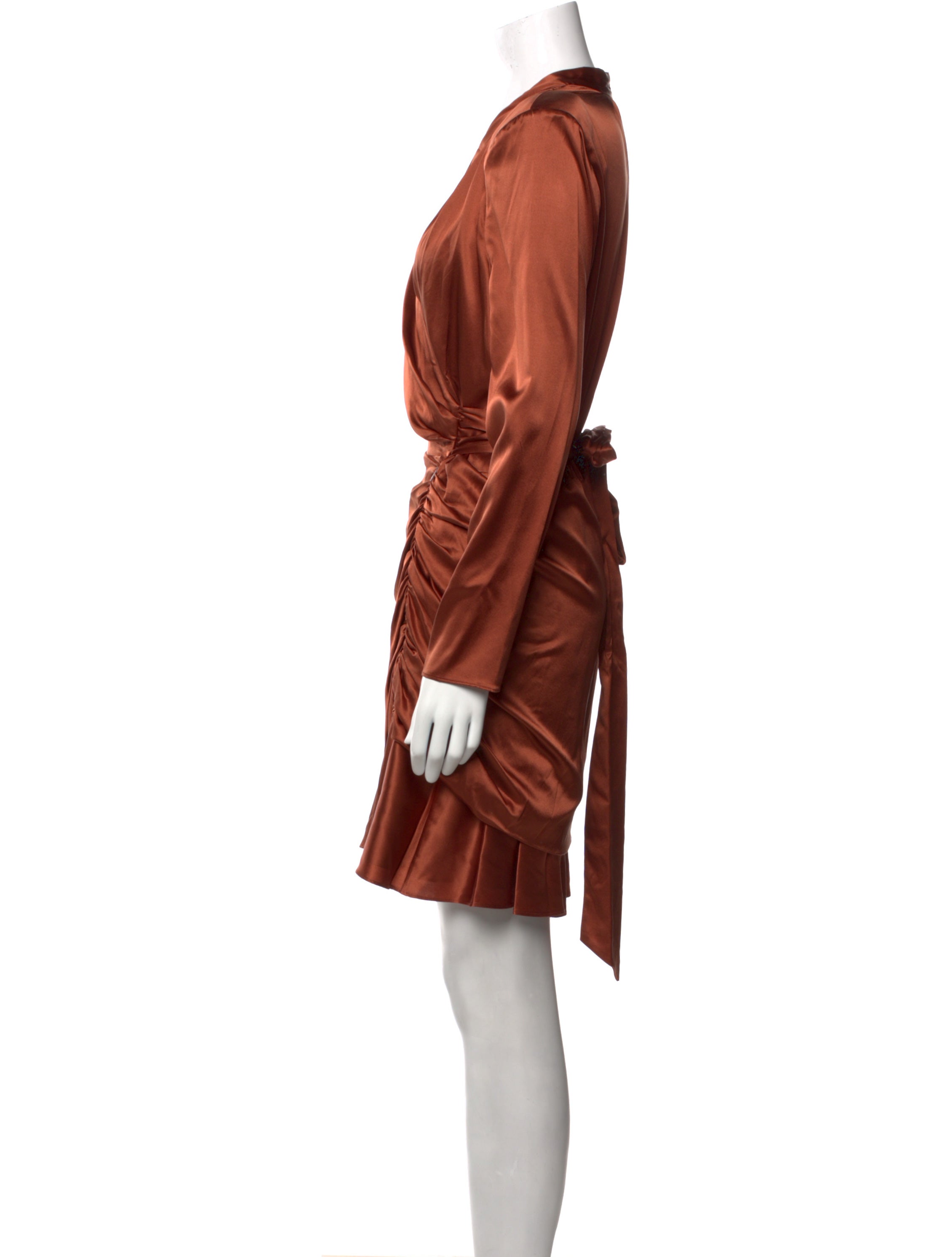 Nicholas K V-Neck Long Dress w/ Tags Green Dresses, Clothing - Main Image