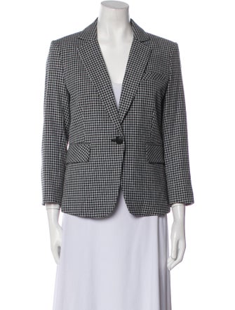 Veronica Beard Houndstooth Print Blazer