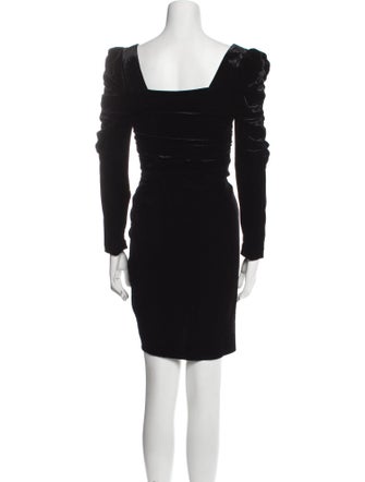 Veronica Beard Square Neckline Mini Dress