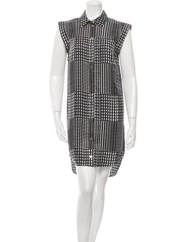 Veronica Beard Printed Sleeveless Dress