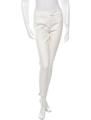 Veronica Beard Skinny Zip Trousers