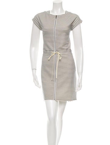 Veronica Beard Striped Sleeveless Dress