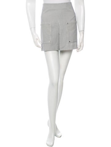 Veronica Beard Striped Mini Skirt