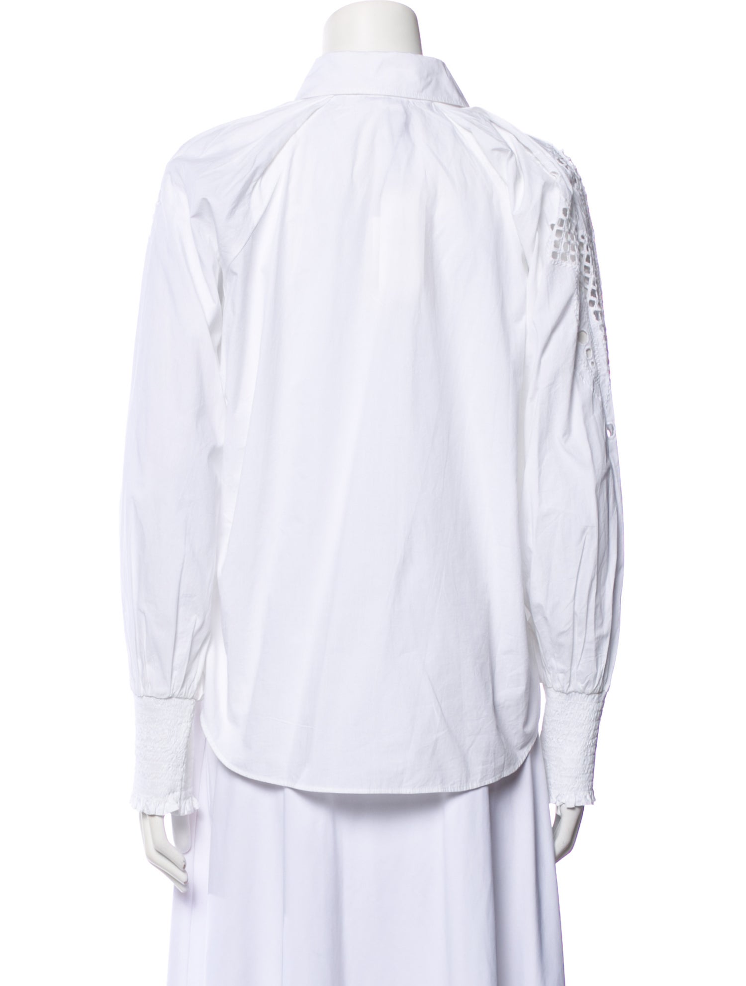 Veronica Beard Long Sleeve Button-Up Top