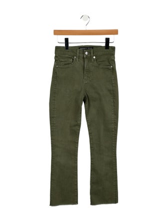 Veronica Beard High-Rise Straight Leg Jeans