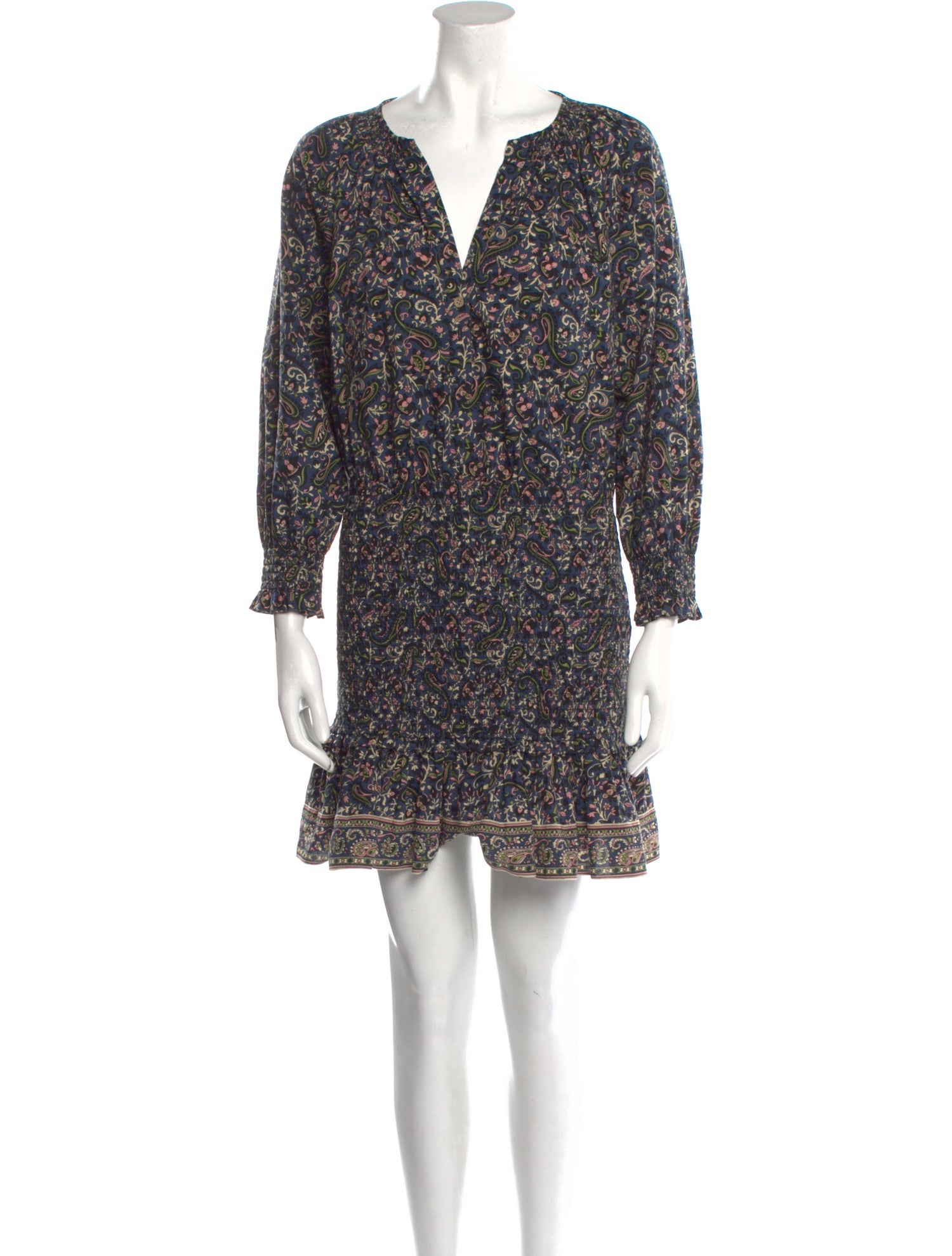 Veronica Beard Floral Print Mini Dress