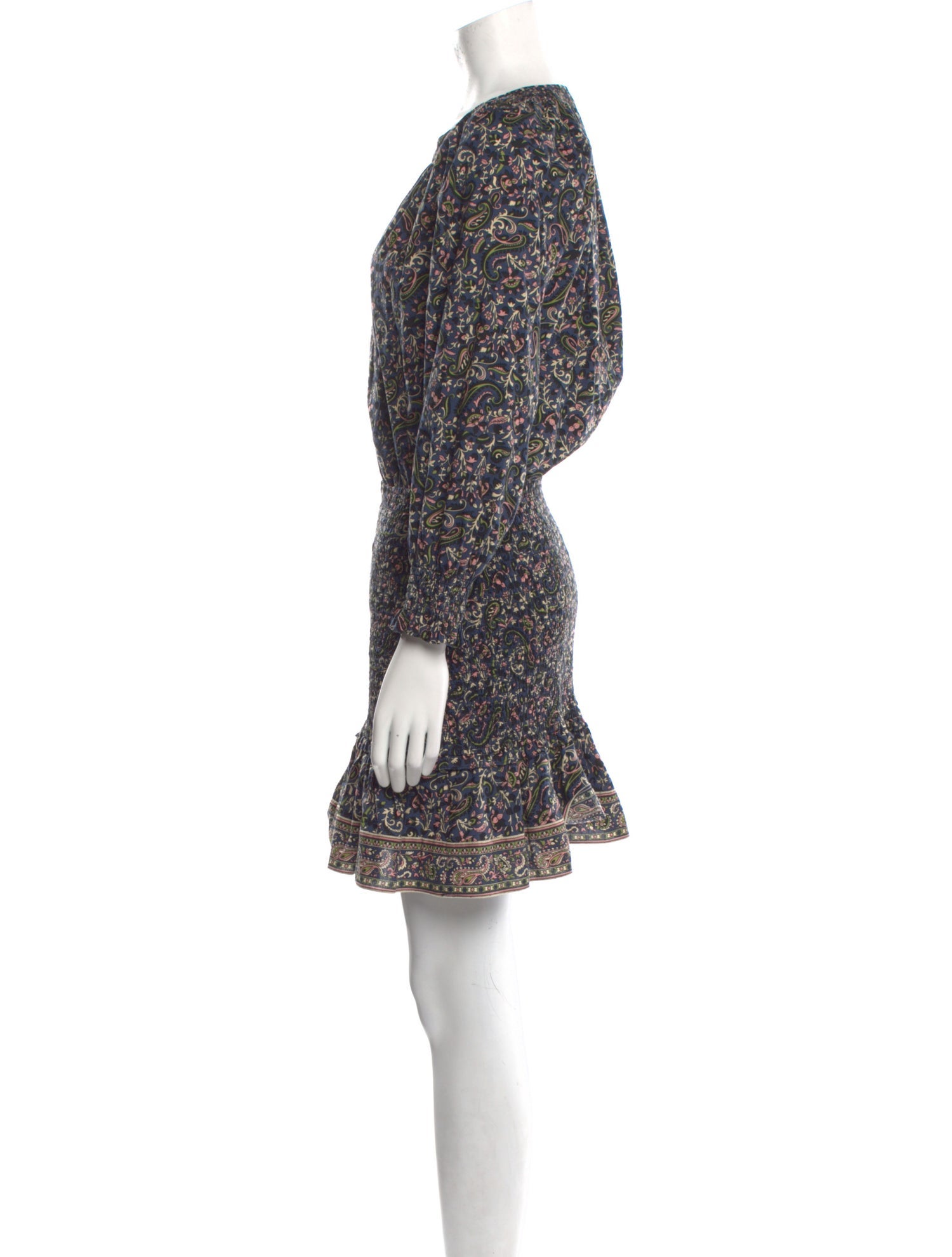 Veronica Beard Floral Print Mini Dress