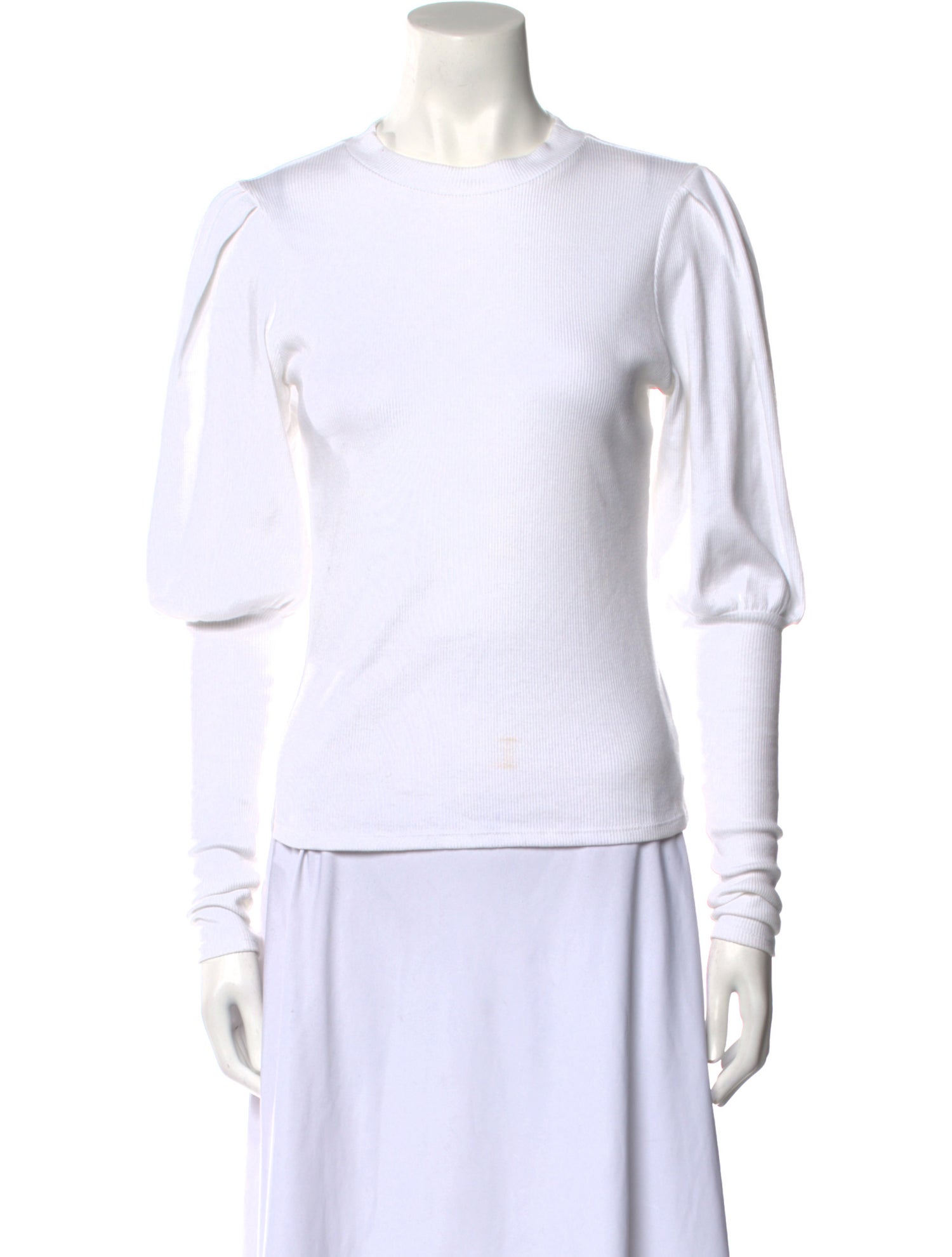 Veronica Beard Crew Neck Long Sleeve Top