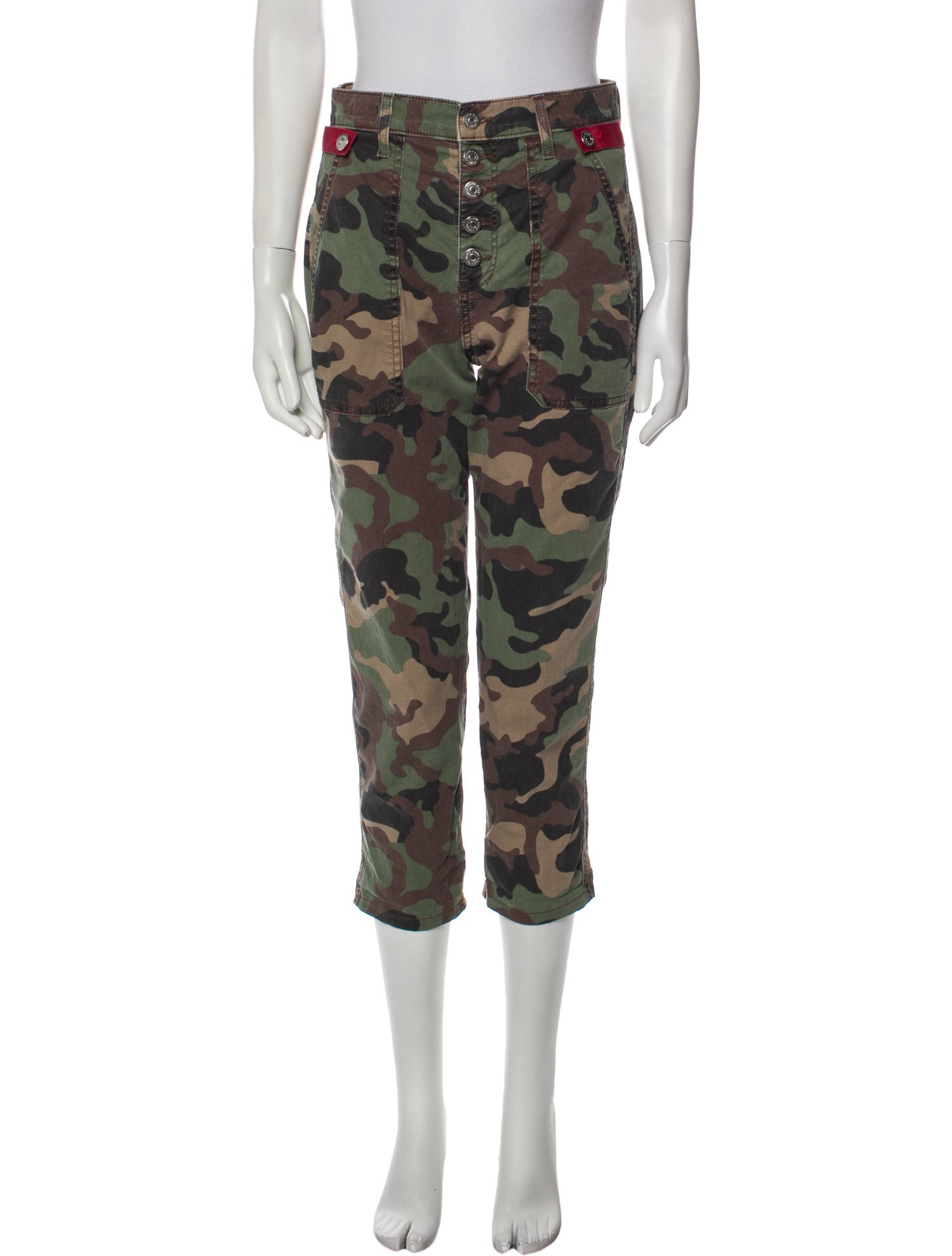 Veronica Beard Printed Straight Leg Pants