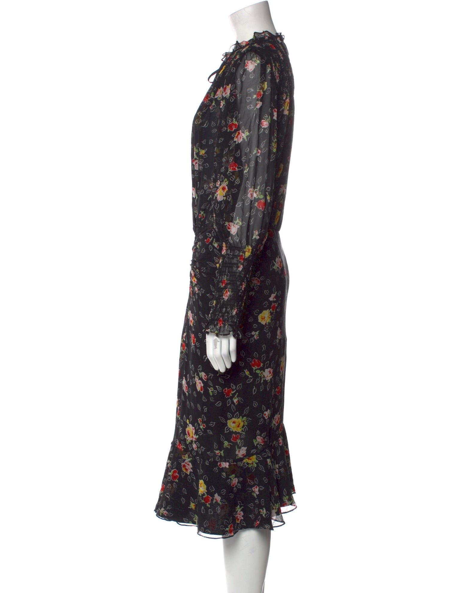 Veronica Beard Silk Midi Length Dress