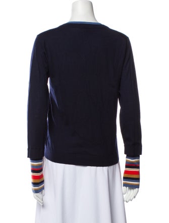 Veronica Beard Merino Wool Striped Sweater