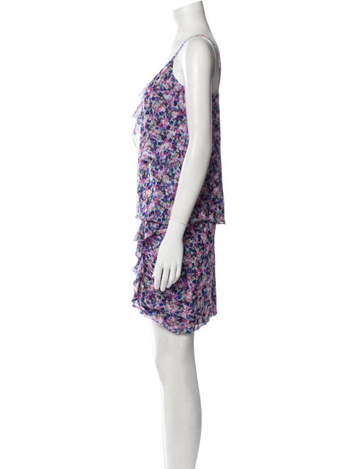 Veronica Beard Silk Floral Print Skirt Set