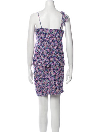 Veronica Beard Silk Floral Print Skirt Set