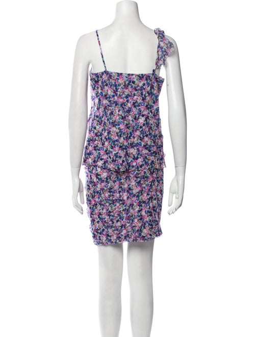 Veronica Beard Silk Floral Print Skirt Set