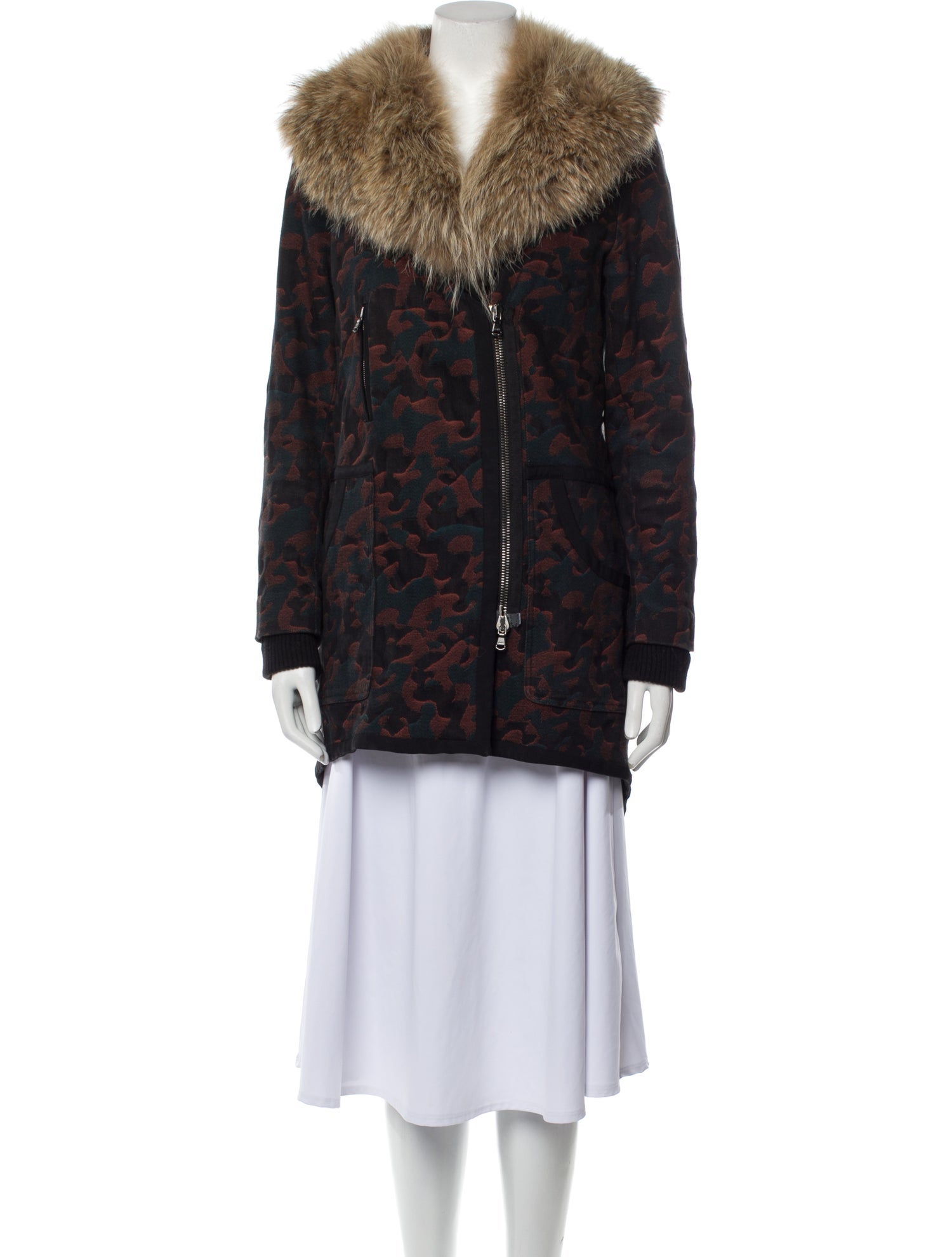 Veronica Beard Faux Fur Coat