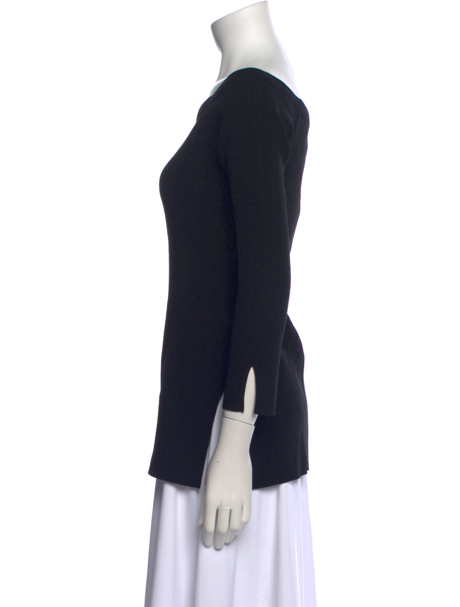 Veronica Beard Scoop Neck Three-Quarter Sleeve Top w/ Tags