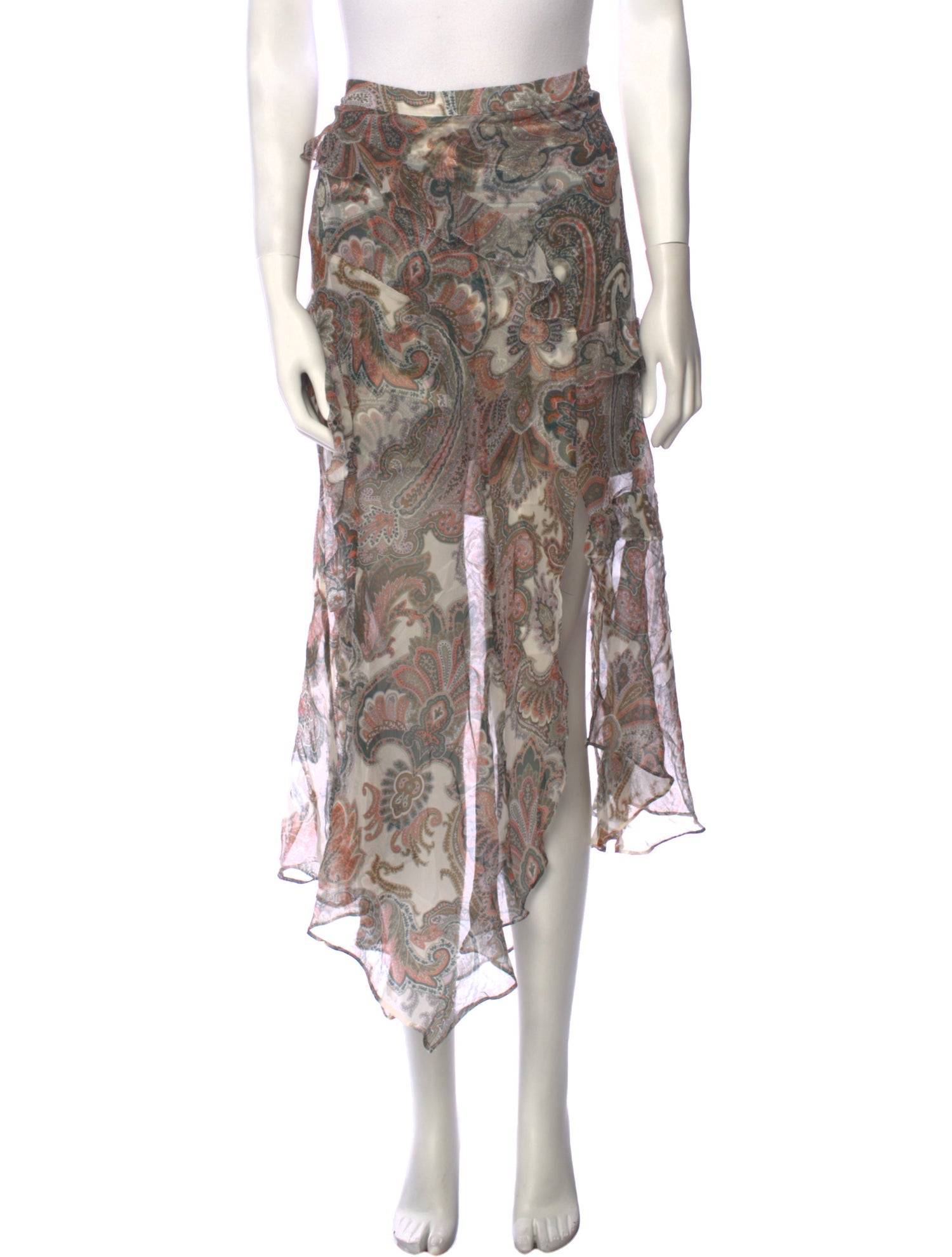 Veronica Beard Silk Midi Length Skirt w/ Tags