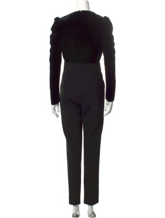 Veronica Beard V-Neck Jumpsuit