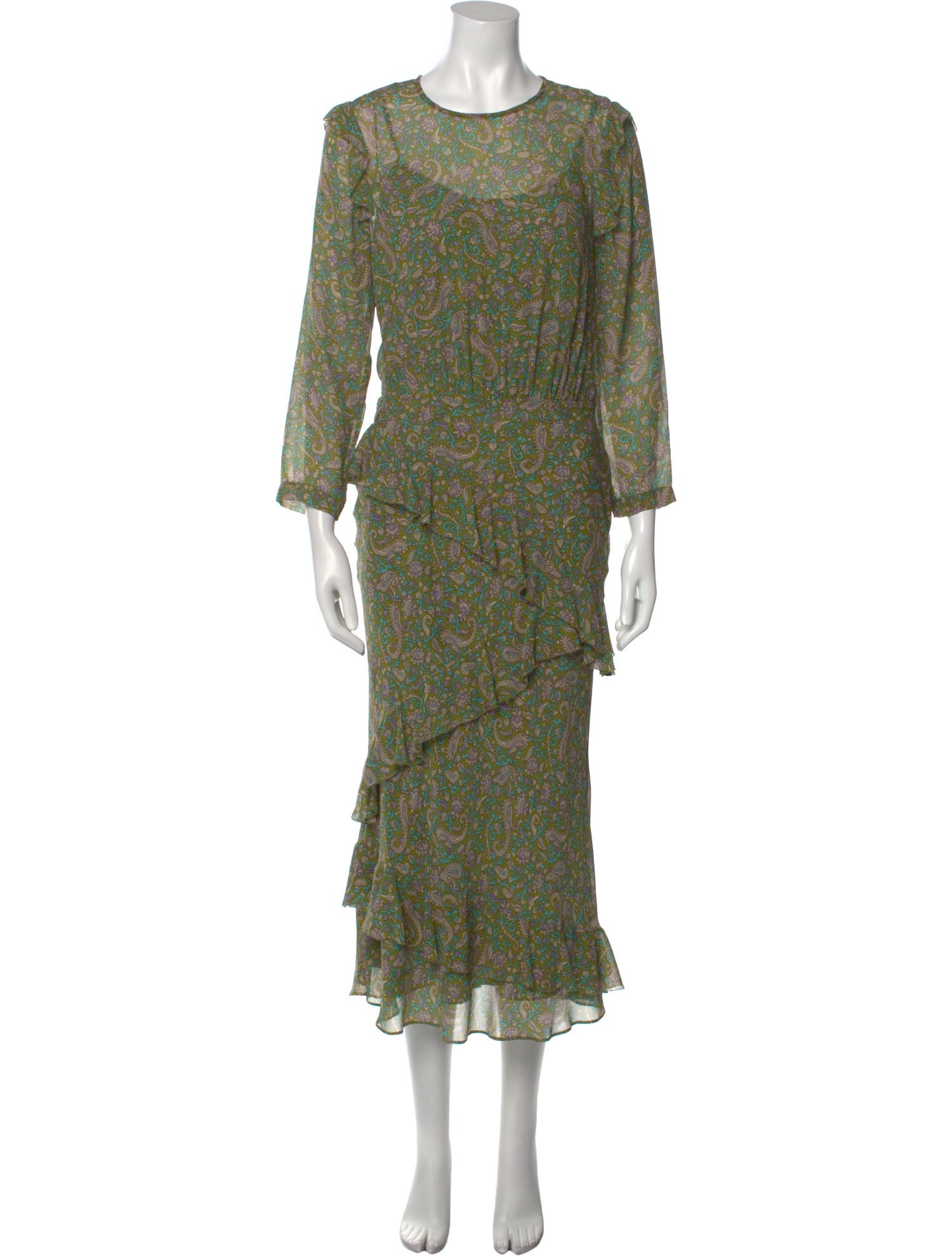 Veronica Beard Silk Long Dress