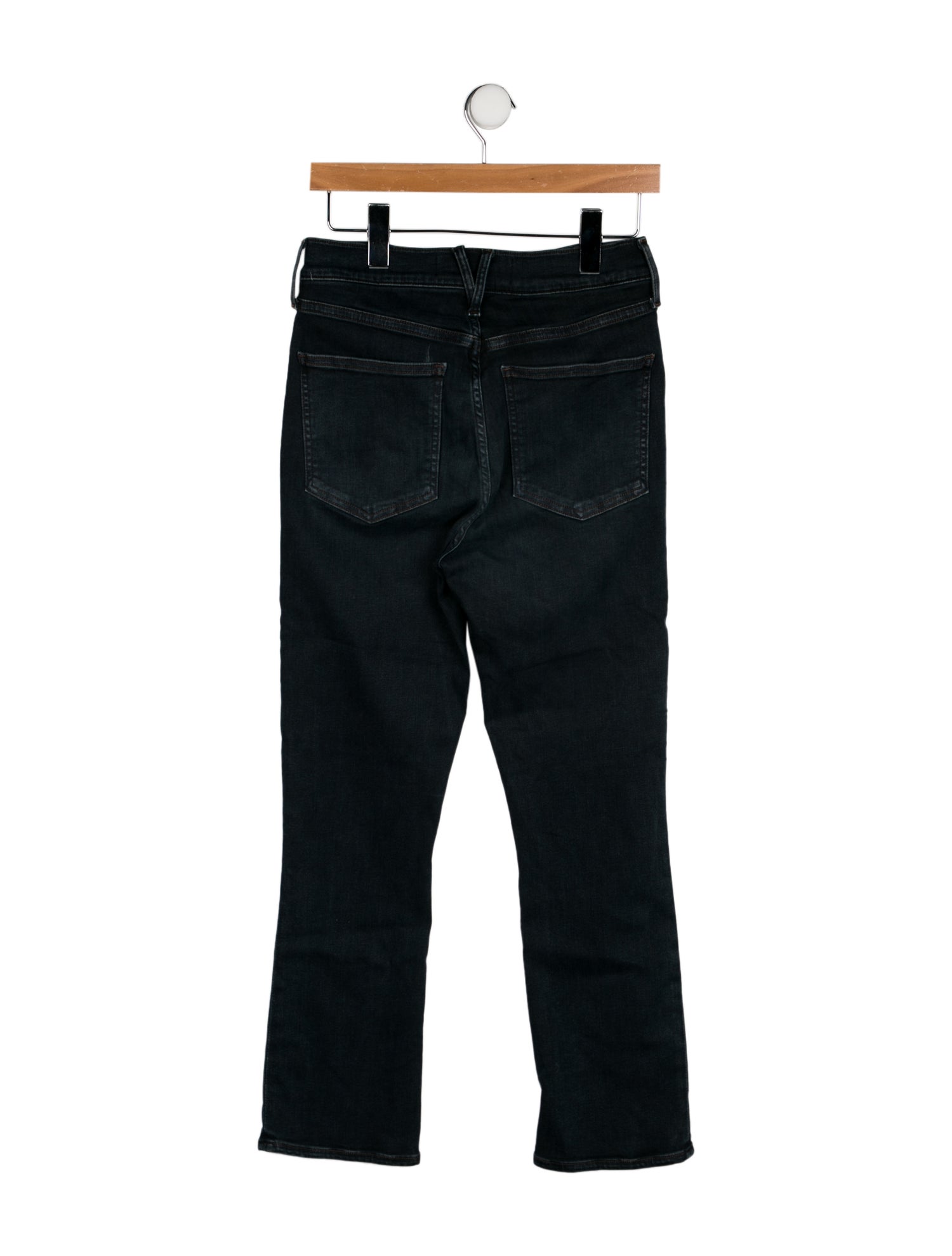 Veronica Beard High-Rise Straight Leg Jeans