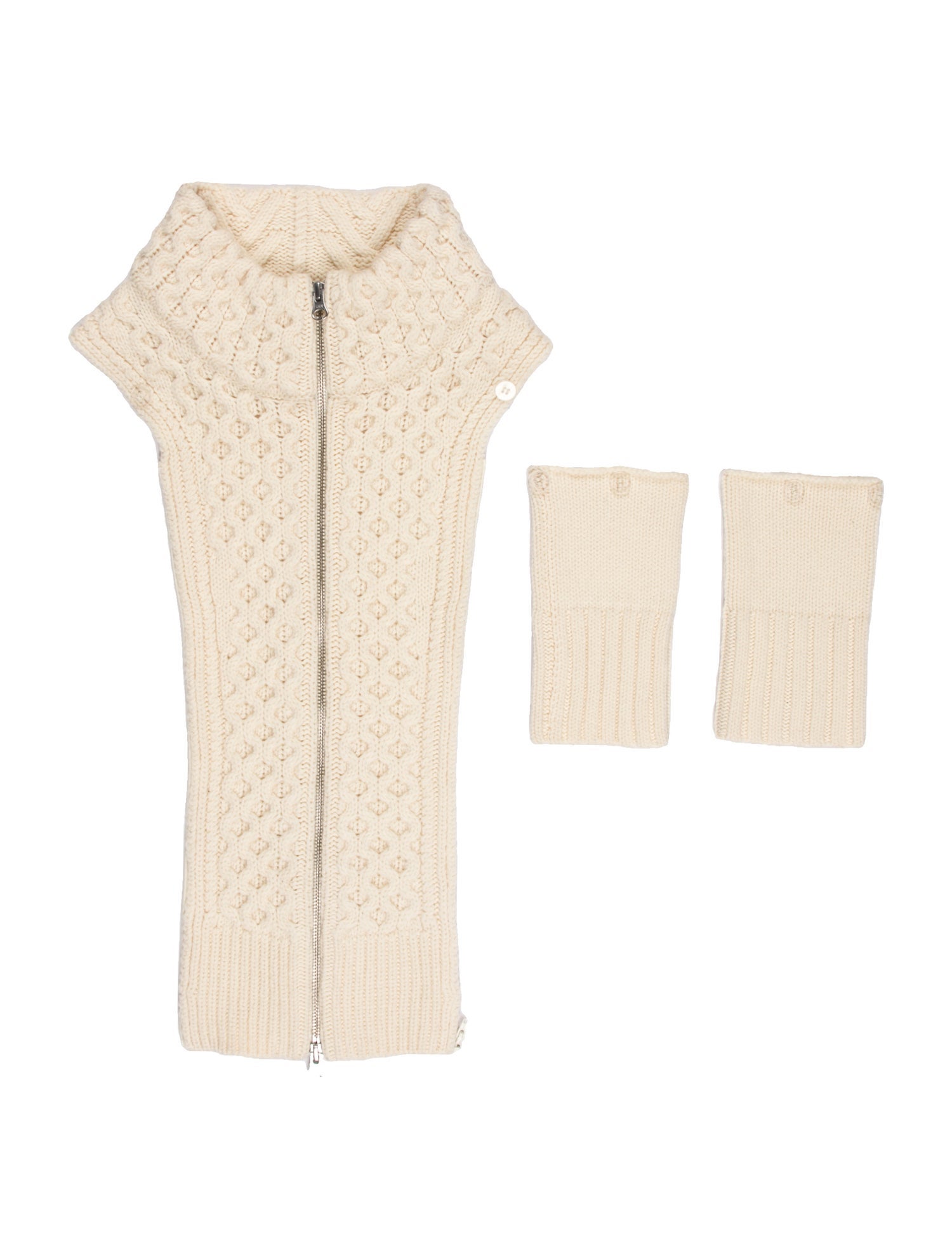 Veronica Beard Lambswool Dickey Neutrals Scarves and Shawls