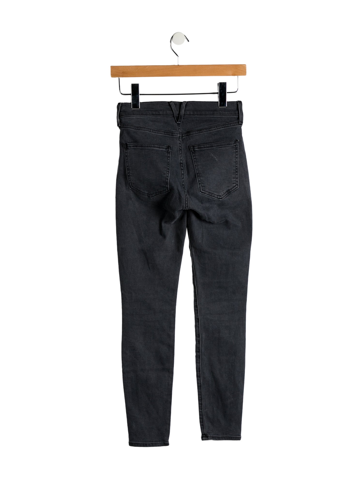 Acne Studios Shore Raw Mid-Rise Jeans - Blue, 10.25