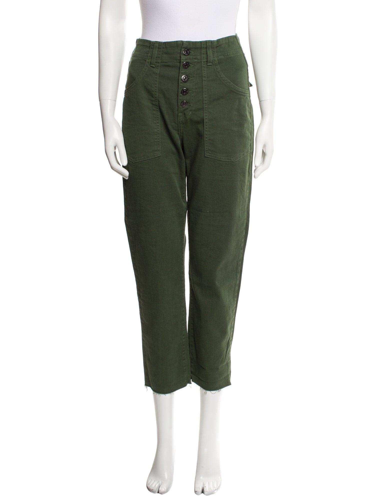 Veronica Beard High-Rise Straight Leg Jeans