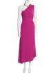 Veronica Beard One-Shoulder Long Dress