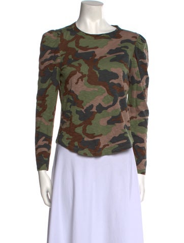 Veronica Beard Tops Printed Crew Neck Top XS