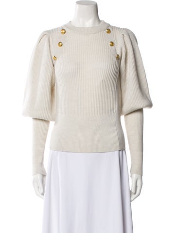 Veronica Beard Knitwear Merino Wool Crew Neck Sweater XS