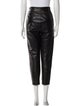 Veronica Beard Lamb Leather Straight Leg Pants