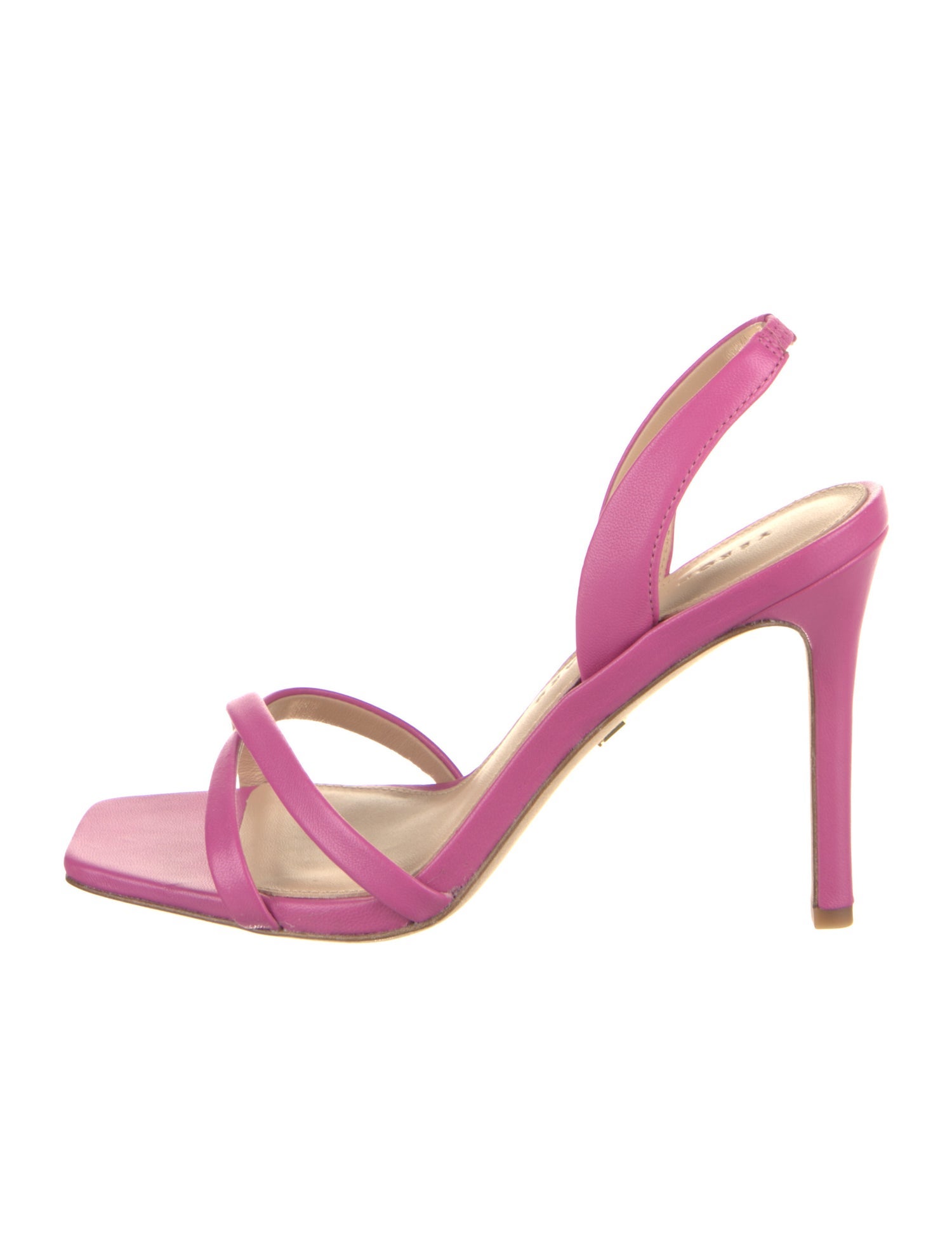 Veronica Beard Leather Slingback Sandals