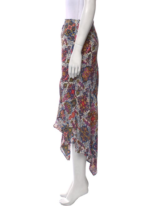 Veronica Beard Printed Midi Length Skirt