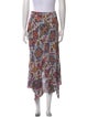 Veronica Beard Printed Midi Length Skirt