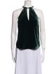 Veronica Beard Halterneck Sleeveless Blouse