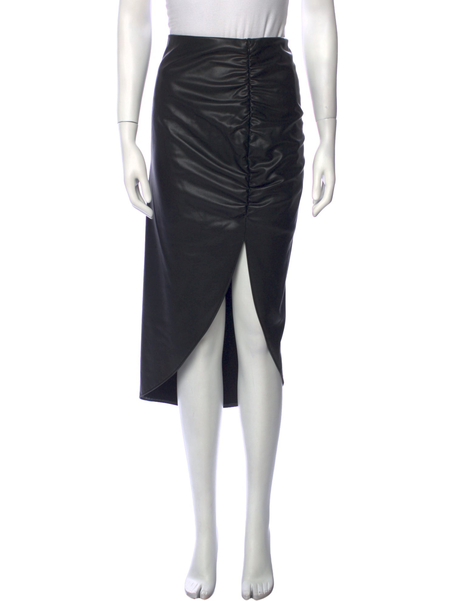 Veronica Beard Pleated Accents Midi Length Skirt