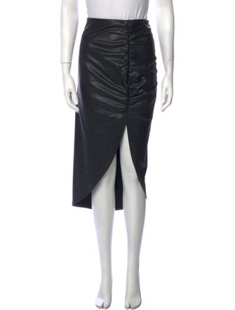 Veronica Beard Pleated Accents Midi Length Skirt