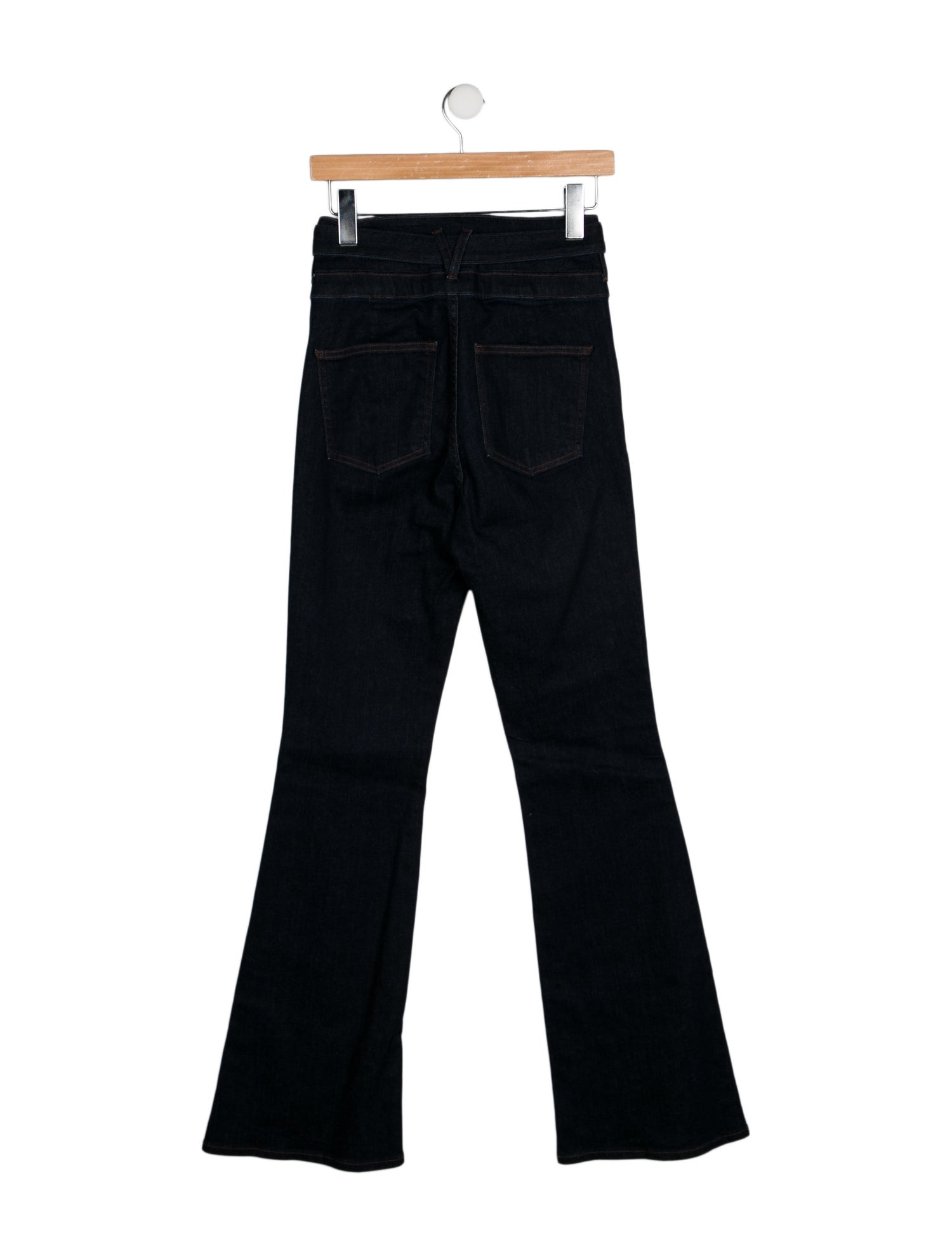 Veronica Beard High-Rise Wide Leg Jeans