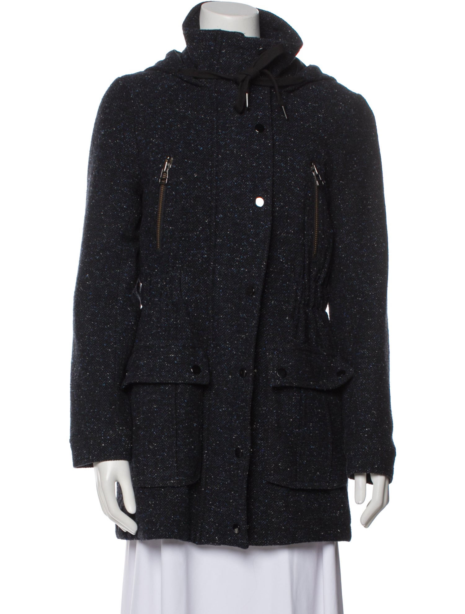 Veronica Beard Tweed Pattern Coat