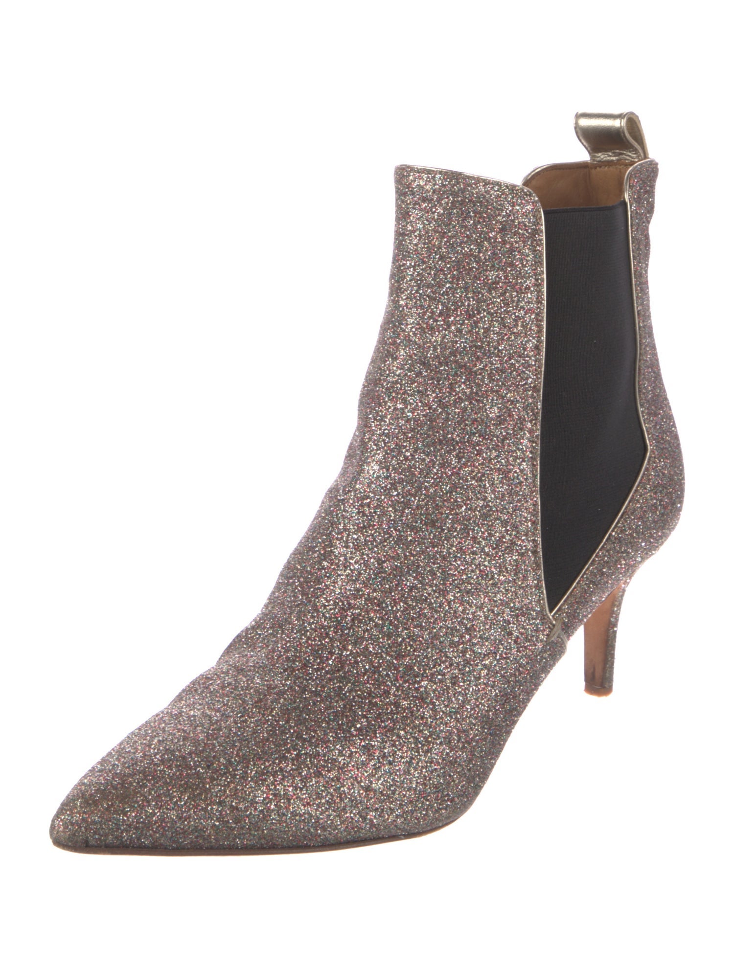 Veronica Beard Glitter Chelsea Boots