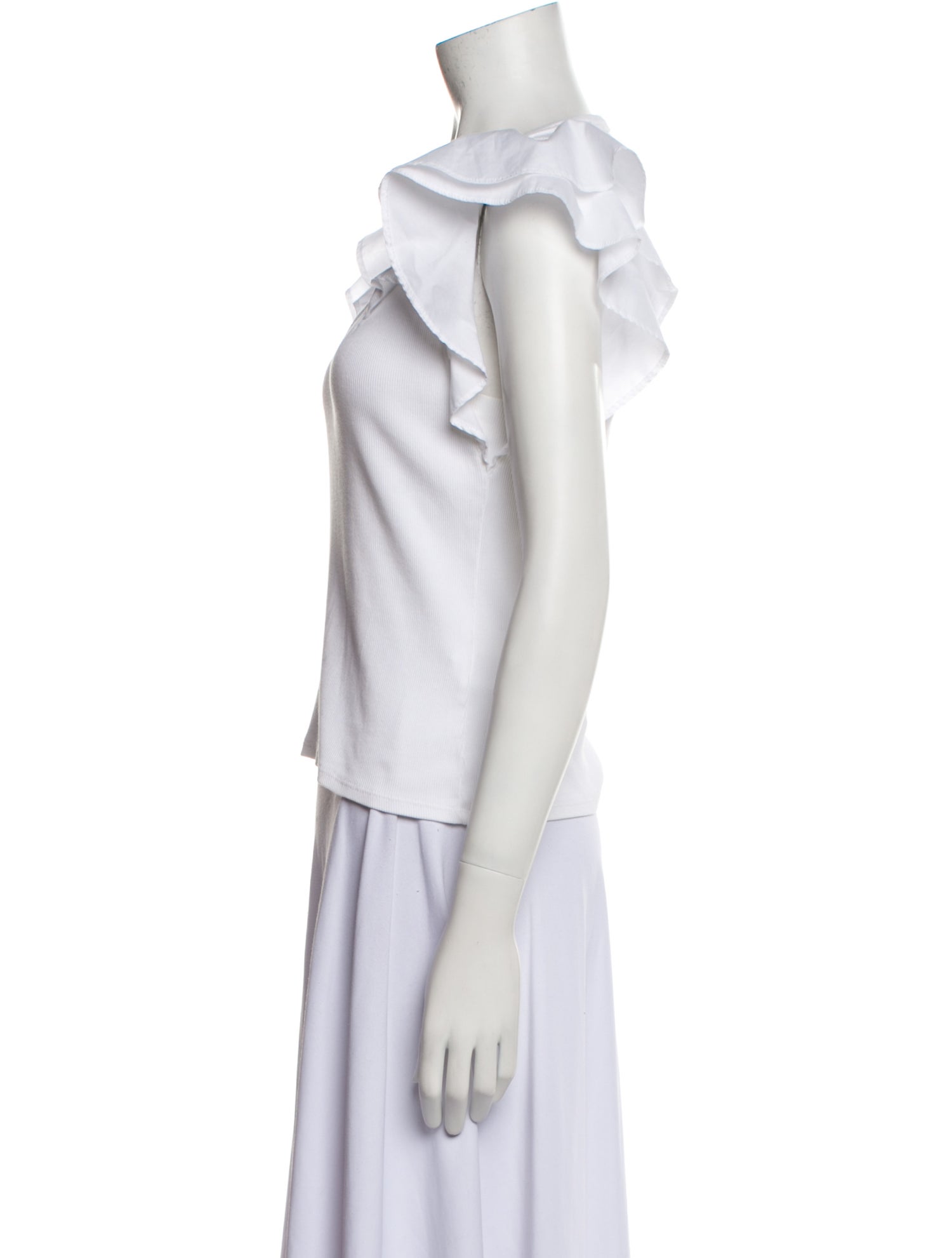 Veronica Beard V-Neck Short Sleeve T-Shirt