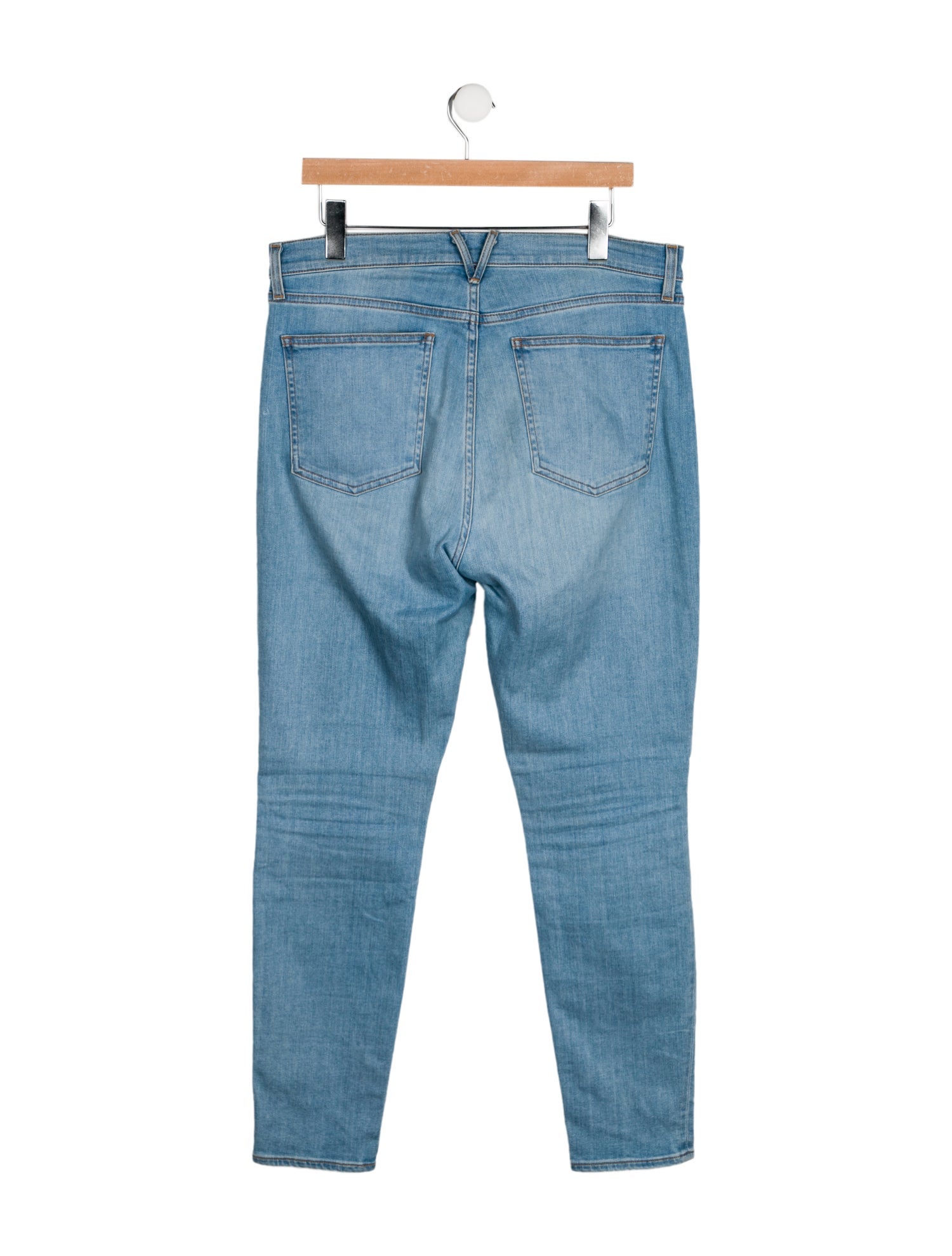 Veronica Beard Mid-Rise Straight Leg Jeans