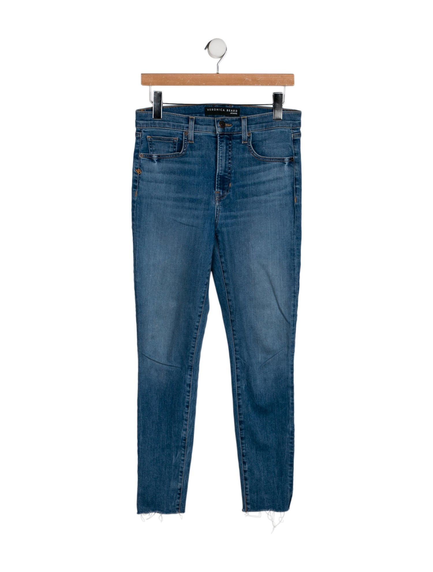 Veronica Beard High-Rise Skinny Leg Jeans